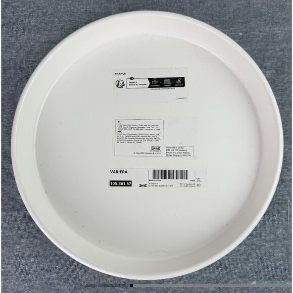 Ikea VARIERA Storage Turntable Lazy susan, White 10 ¼ " BRAND NEW 105.361.57 - Picture 1 of 7